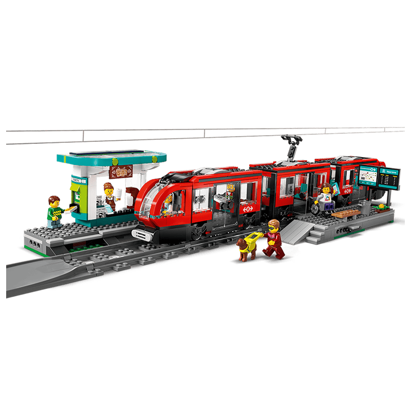 ）积木拼装城市系列60423 都市有轨电车开元棋牌试玩创造无